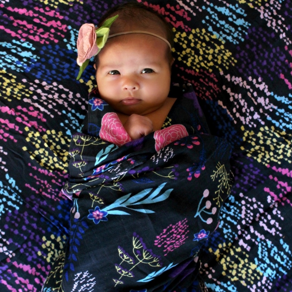 Swaddle Blanket - Posies